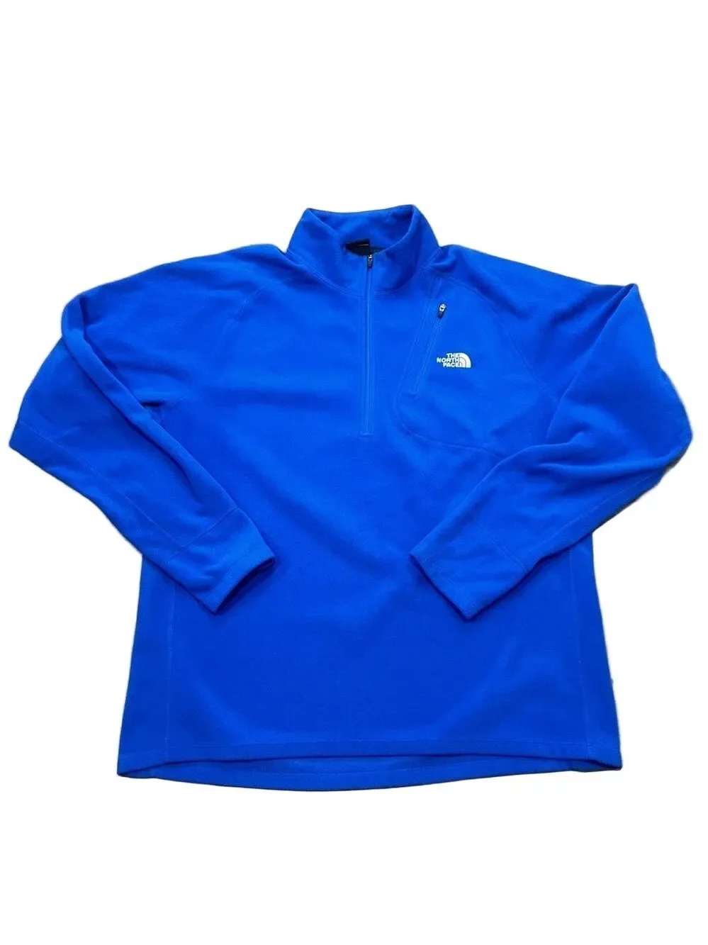 The North Face Men’s Blue Quarter Zip Fleece Top Size XL SKU#C24370